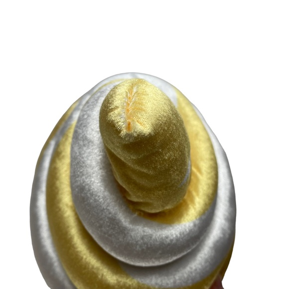 Disney Parks Dole Whip Scented Large Sized Squishy Stuffed Plush Dead-stock Tags - Picture 15 of 15